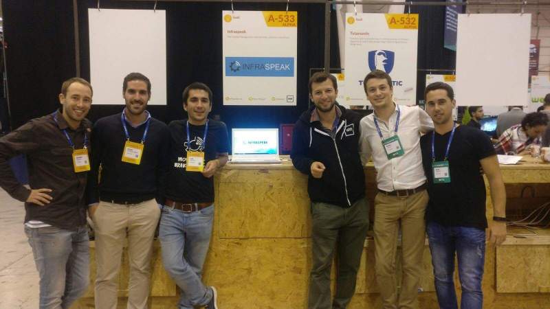 Infraspeak's team at WebSummit.